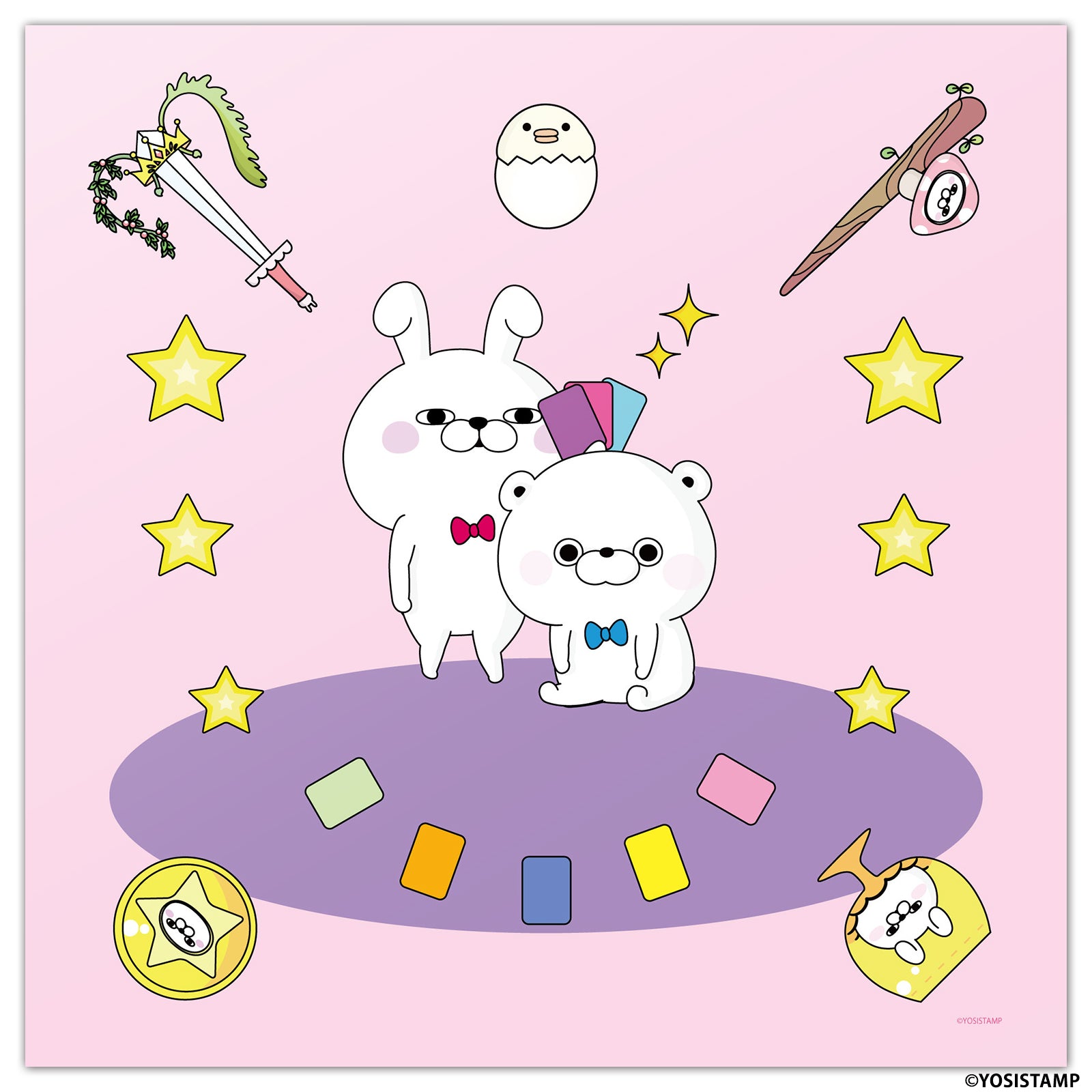 リーディングサポートクロス タロットクロス ルナズ ヨッシースタンプ エディション LUNA's YOSISTAMP TAROT CLOTH