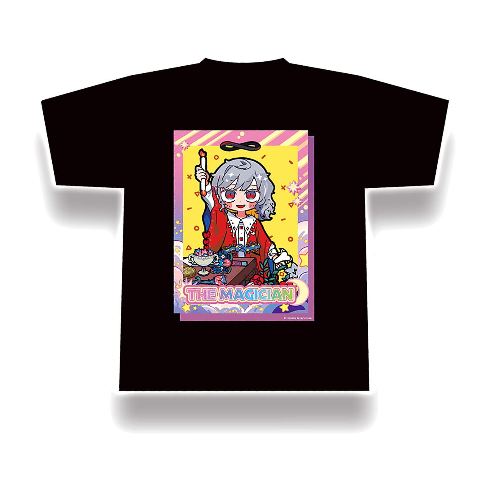 【寺田てら】ルナズ かわいいタロット Tシャツ MAGICIAN