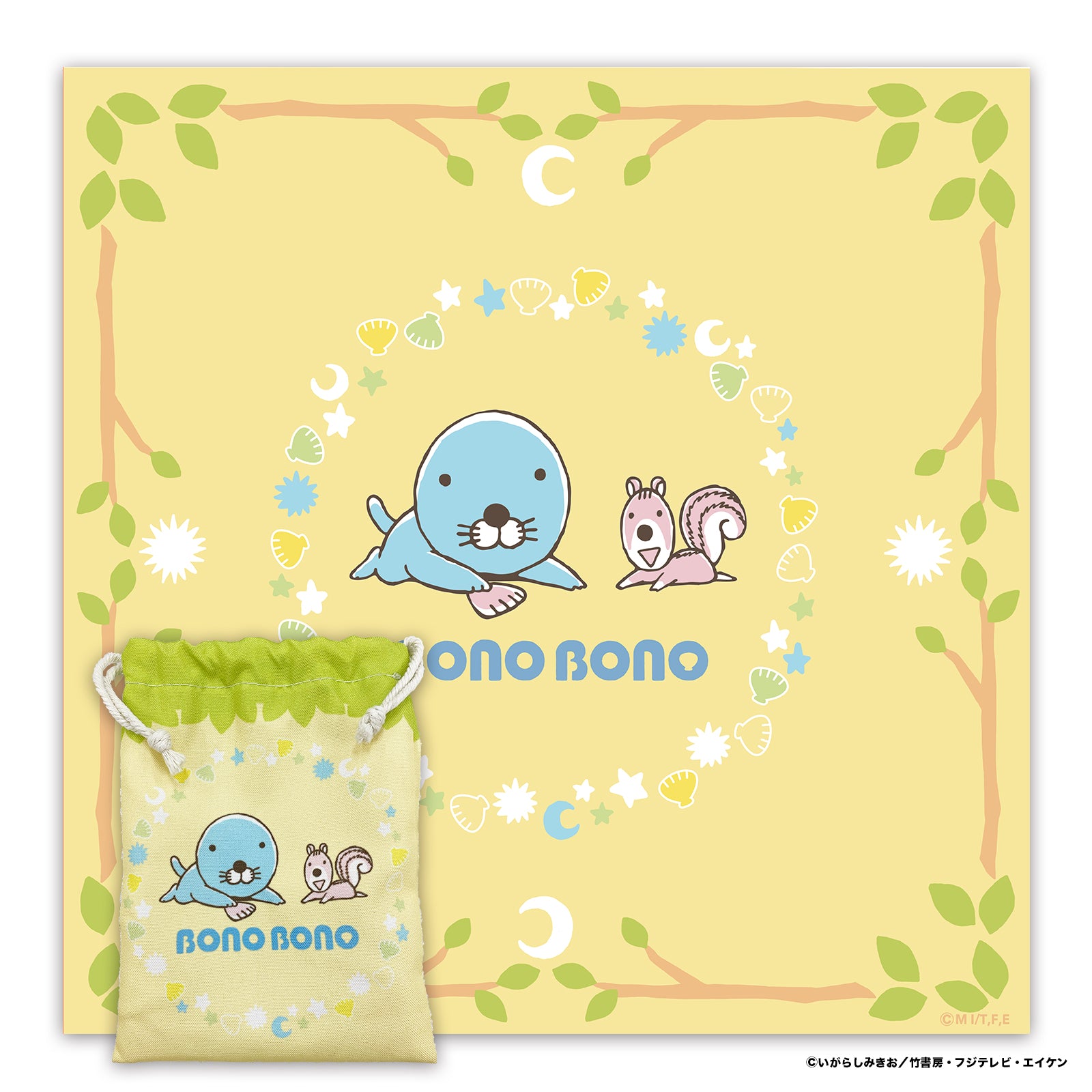 ぼのぼのタロットクロス 【リーディングサポートクロス】キュートぼのぼのエディションB