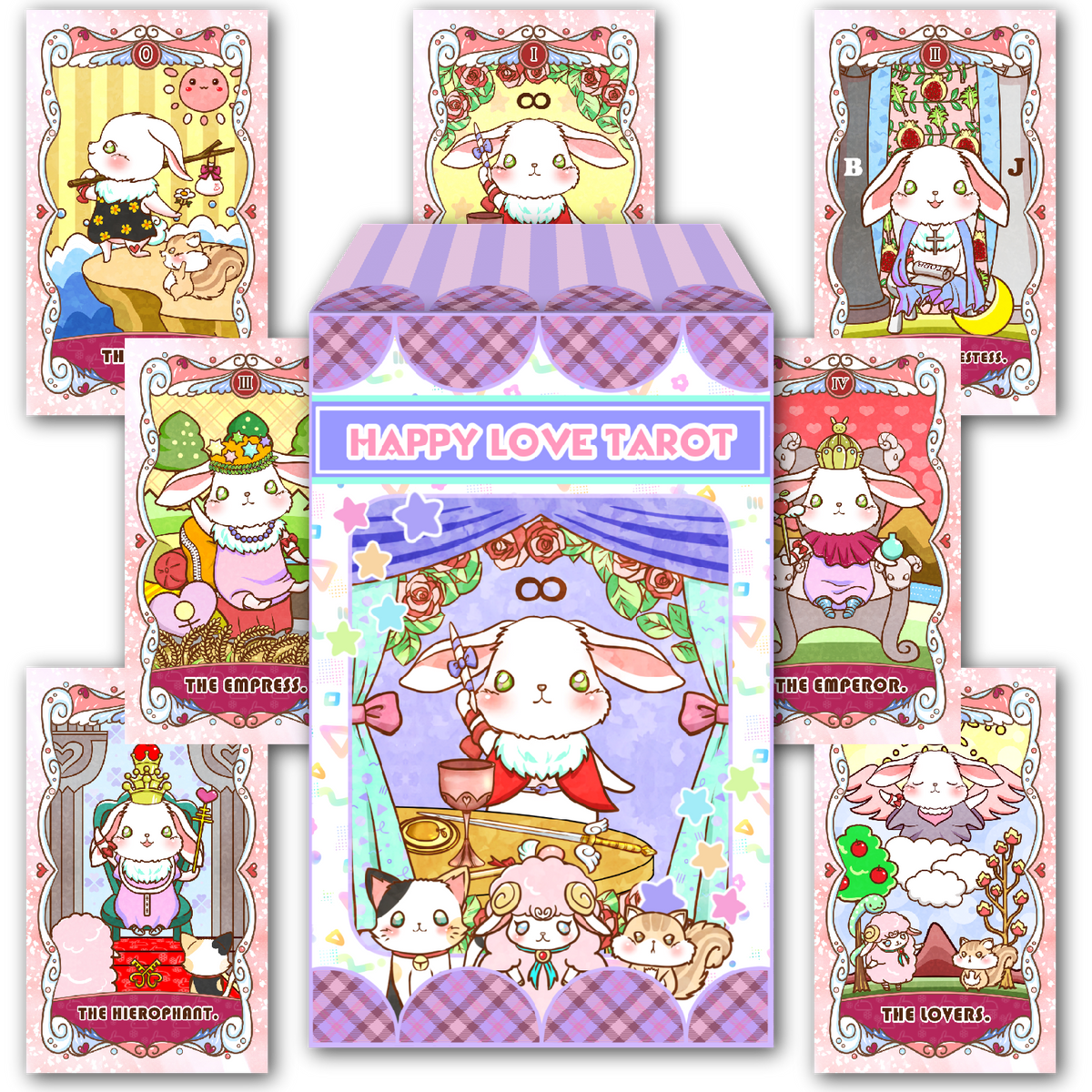 大人気占い師 うさとこWHITE先生監修 はぴらぶタロット Happy Love Tarot 大人気占い師 うさとこWHITE先生監修 はぴらぶタロット Happy Love Tarot