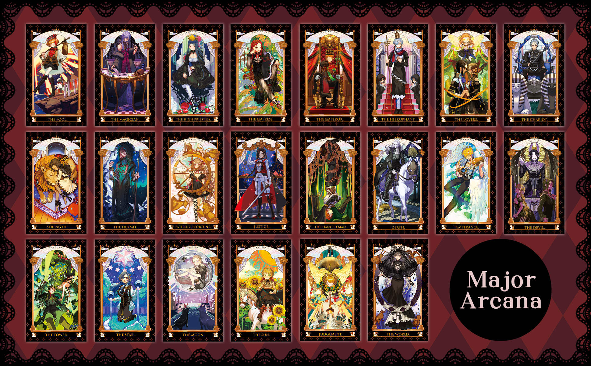 ゴシックタロット LUNA'S GOTHIC TAROT ルナズ ゴシック タロット