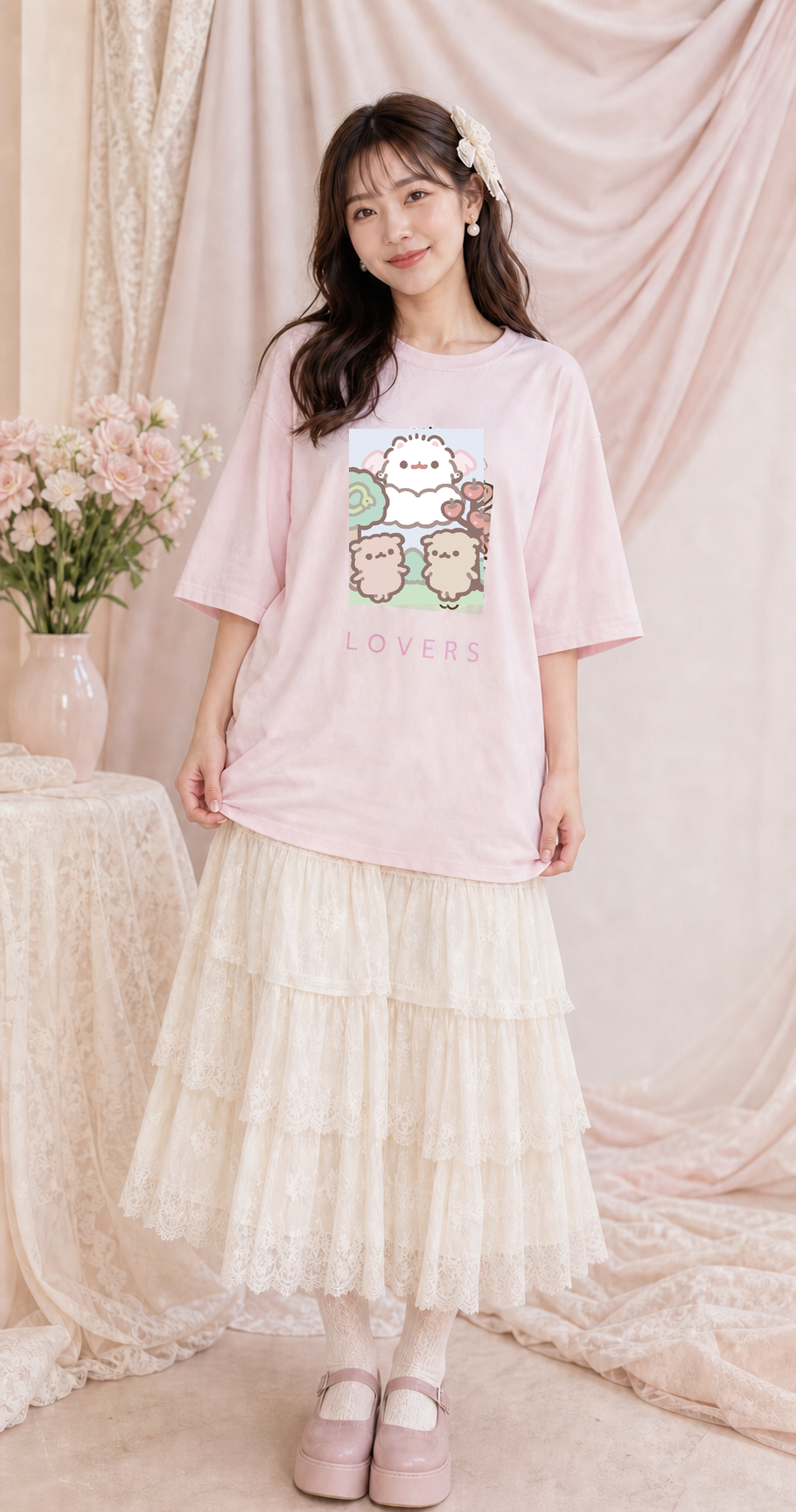 【ポメラニアンもち】オーバーサイズTシャツ タロット柄 全4デザイン