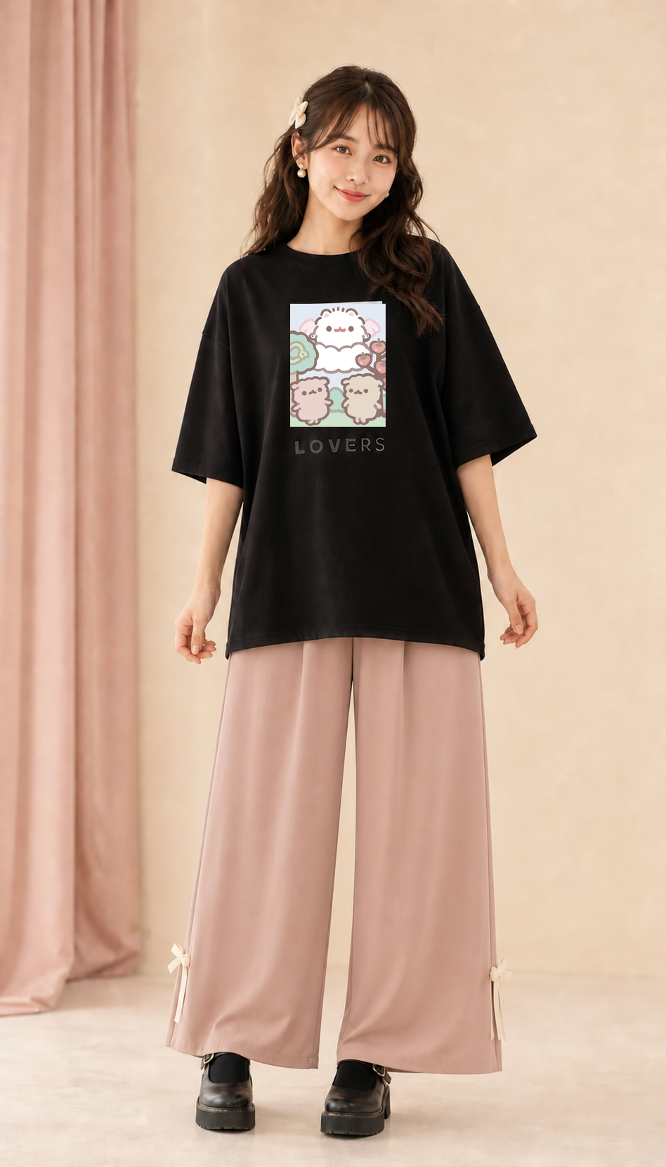【ポメラニアンもち】オーバーサイズTシャツ タロット柄 全4デザイン