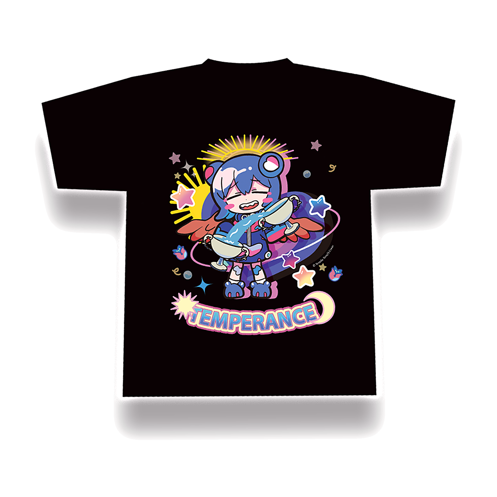 【寺田てら】ルナズ かわいいタロット Tシャツ