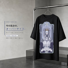 タロット女の子Tシャツ オーバーサイズ THE HIEROPHANT