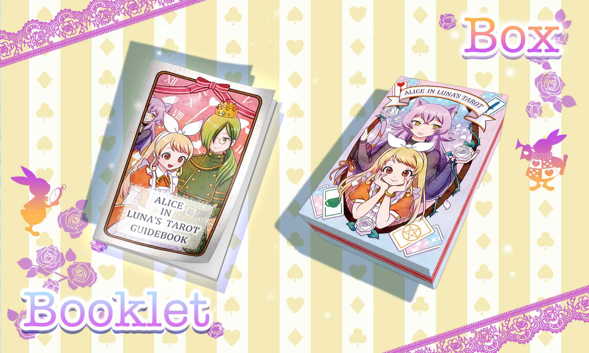 【正規品タロットカード】超美麗✨希少インディーズ✨ダークなアリスの世界のデッキ ALICE IN LUNA'S TAROT アリス イン ルナズ タロット タロットカード
