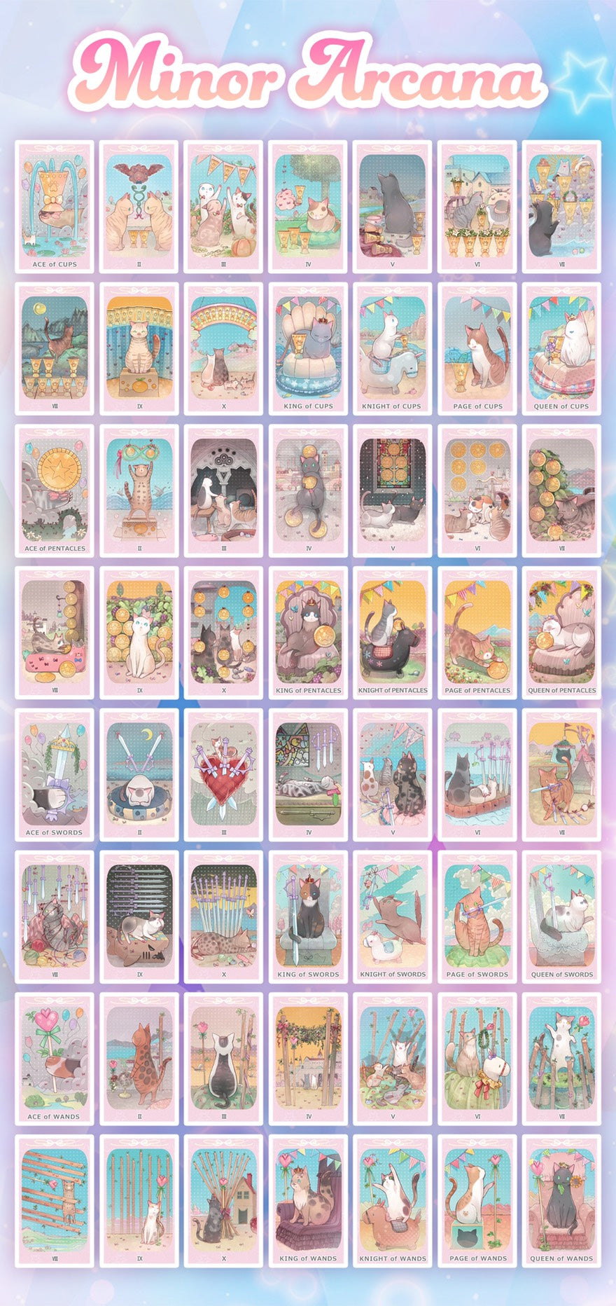 【可愛い猫のタロット】 ドリーミングキャットタロット Dreaming Cat Tarot Deck タロットカード 日本語解説書付き