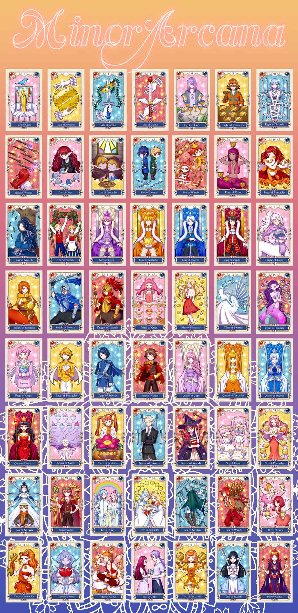 JAPANESE ANIME TAROT ジャパニーズ アニメ タロット