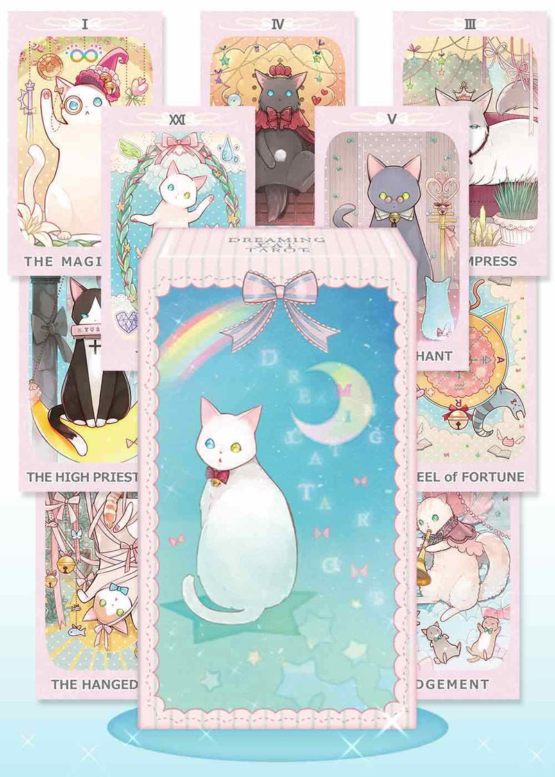 ドリーミング キャット タロット Dreaming Cat Tarot Deck かわいい 